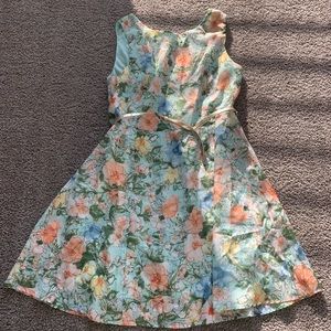 Forever 21 floral mid length dress
